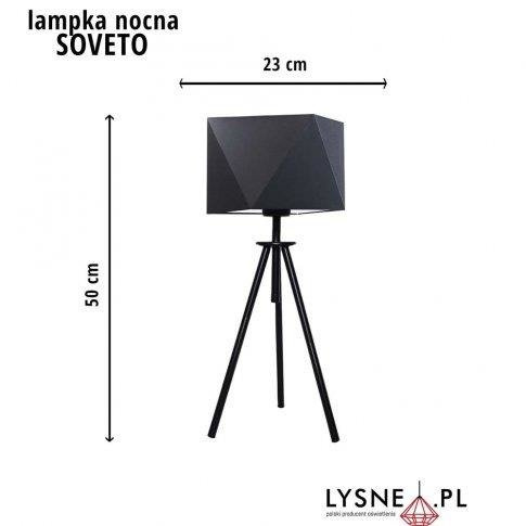 Lampa nocna do pokoju dziecięcego trójnóg Soveto