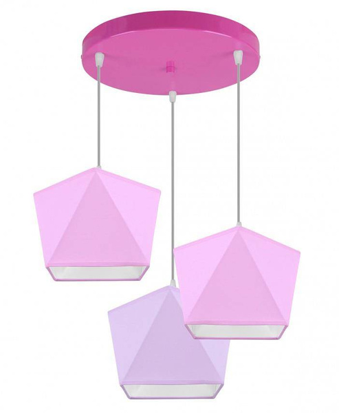 Lampa wisząca do pokoju dziecięcego kolorowa Diament 3