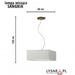 Lampa sufitowa SANGRIA 3xE27