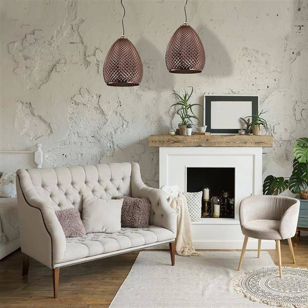 Nowoczesna lampa wisząca FIJI miedziany ML5547