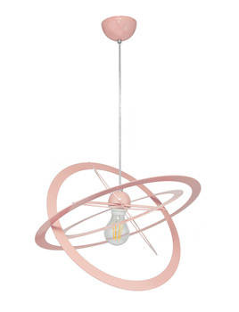 Lampa sufitowa dla dziewczynki różowa pastelowa Sferis 1xE27 Led