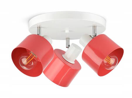 Lampa sufitowa do pokoju dziecka różowa Classic 3