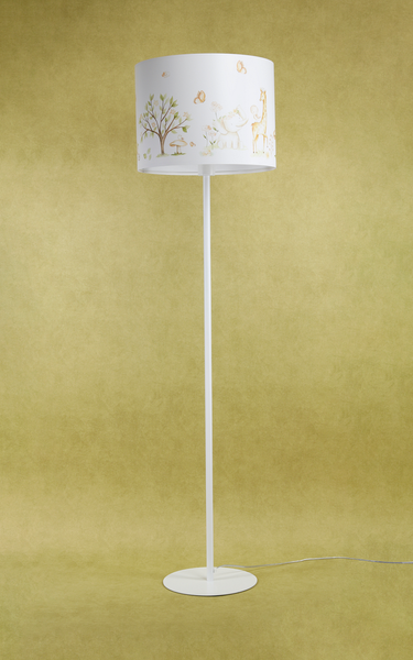 Podłogowa lampa dziecięca w stylu Boho Leśni Przyjaciele