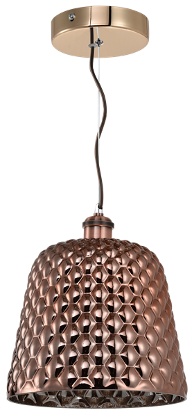 Nowoczesna lampa wisząca RIO miedziany ML5555