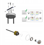 Lampa sufitowa do pokoju dziecka nowoczesna Zakręcony Globus 3xE27 Led