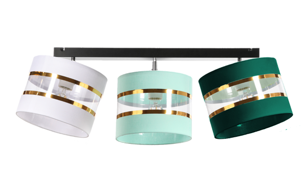 Lampa do pokoju dziecka kolorowa Vire 3 Listwa
