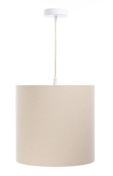 Lampa dziecięca w stylu Boho walec wysoki kremowy- średnica 60 cm 