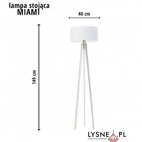 Nowoczesna lampa z drewna MIAMI