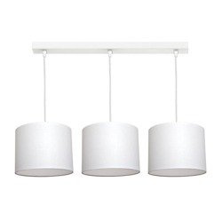 Żyrandol dziecięcy biały klasyczny Adella 3szer. 62cm