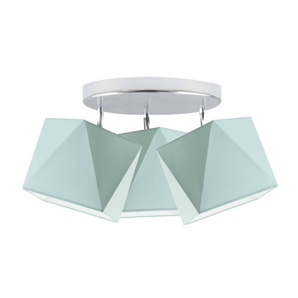 Lampa sufitowa do pokoju dziecięcego kolorowe abażury Tęczowy Diamencik