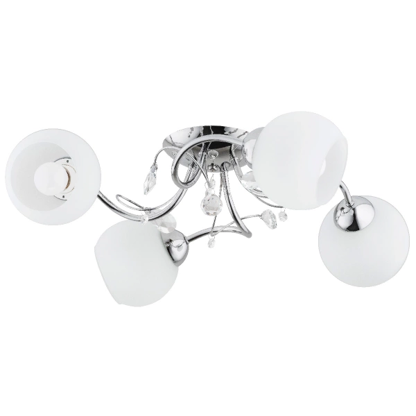 Lampa sufitowa ALFA LIVIA PRO CHROM 4xE27 50cm | 28524