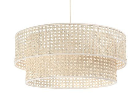 Lampa w stylu Boho Rotang z naturalnego ratanu- średnica 50 cm