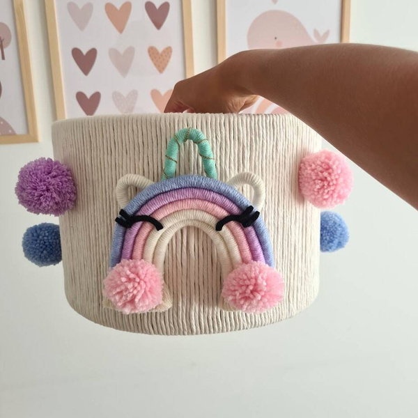 Lampa dla dziewczynki w stylu Boho Jednorożce 