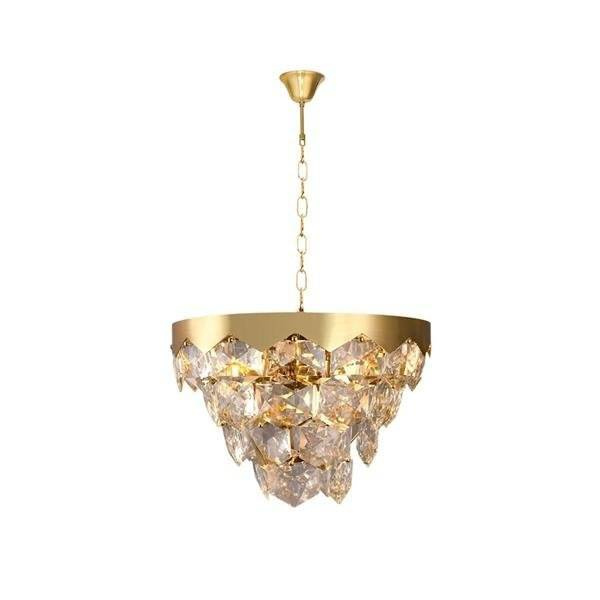 Lampa wisząca / Żyrandol GRACE GOLD 6xE14 marki MiLAGRO