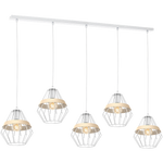 Lampa wisząca INDUSTRIALNA CLIFF WHITE 5xE27 MLP5520