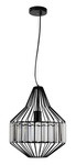 LAMPA SUFITOWA WISZĄCA ALVARO 31-55163  1xE27 CZARNY