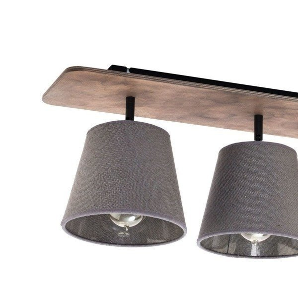 Lampa sufitowa AWINION III drewno nowość