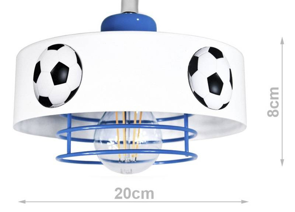 Lampa dziecięca z motywem piłkarskim typu pająk Mundial SP 3