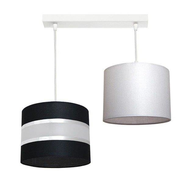Lampa wisząca z abażurem listwa ADELLA II szer. 42cm [abażur do wyboru]