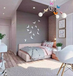 Lampa sufitowa do pokoju dziewczynki kolorowa Tęczowy Zawijas 3xE27 Led 