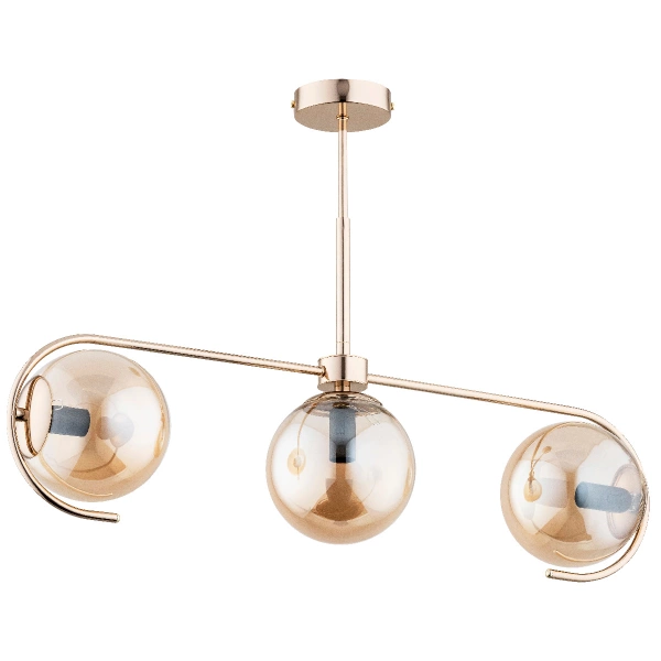 Lampa sufitowa ALFA ASTANA ZŁOTA 3xE14 15cm | 63084