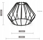 Lampa sufitowa do pokoju dziecka nowoczesna Edison Druciak 3