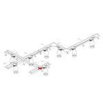 Łącznik PROFILE RECESSED T ONNECTOR czarny