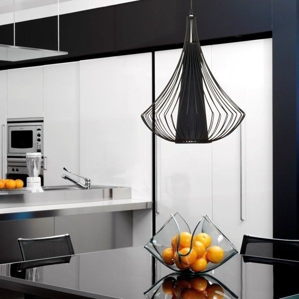 Lampa wisząca KAREN black śr:40cm