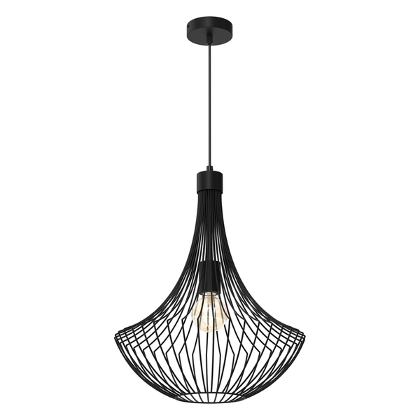 Lampa wisząca CESTA, MLP8670, czarna, 1x60W E27