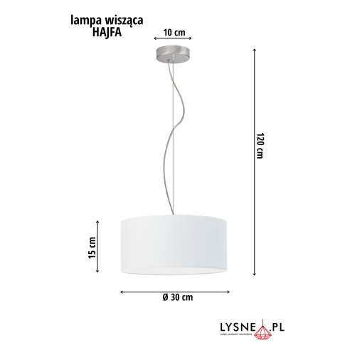 Żyrandol do pokoju dziecięcego HAJFA fi - 30 cm