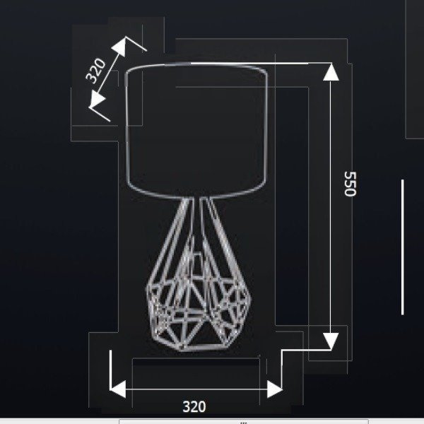 Lampa stołowa TRIANGOLO
