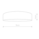 Dyfuzor TURDA, LAGUNA, MIST, CROCO 78cm