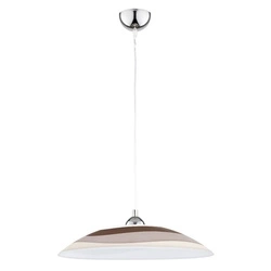 Lampa wisząca ALFA SĘKACZ CHROM 1xE27 44cm | 60389