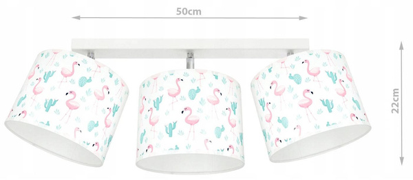 Lampa sufitowa do pokoju dziecka 3 punktowa regulowana z motywem misia Teddy 3xE27 Led 