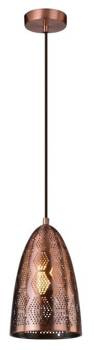 Lampa sufitowa wisząca Candellux Sfinks 31-43313  stożek  E27 ażurowy-miedziany