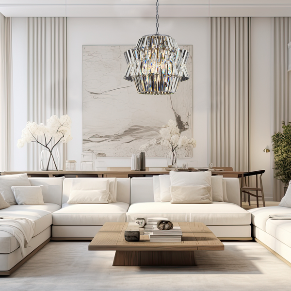 Żyrandol CROWN CHROME 12xE14