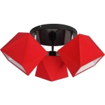 Lampa sufitowa do pokoju chłopca i dziewczynki kolorowa Diament 3xE27 Led 