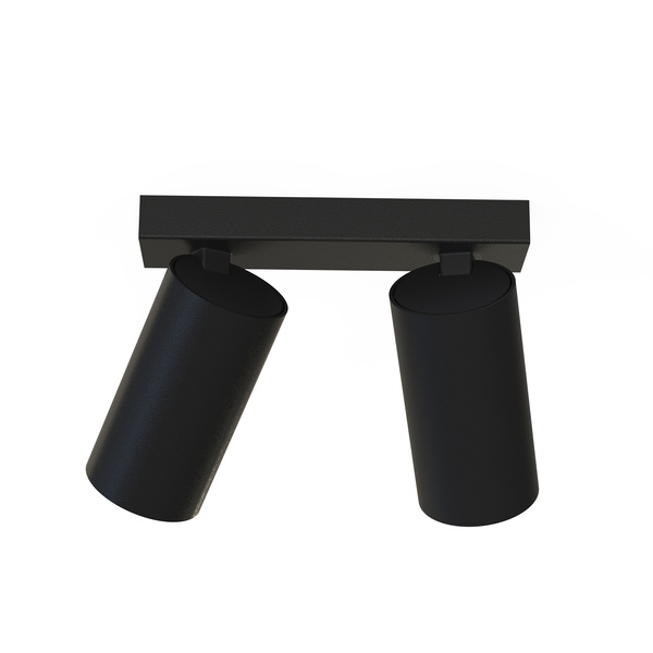 Lampa natynkowa sufitowa MONO II BLACK GOLD 10W GU10 | czarny złoty