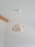 Lampa dla dziewczynki w stylu Boho Pompom Girl