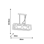 Lampa wisząca CAGE 3xE27 w nowoczesnym stylu