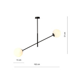 LINEAR 2 BLACK/OPAL