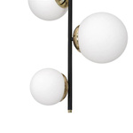 Nowoczesna lampa sufitowa SPARTA BLACK / GOLD MLP6496
