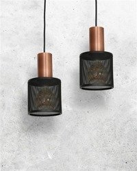 Industrialna lampa Wisząca ARES BLACK 2xE27 MLP3725