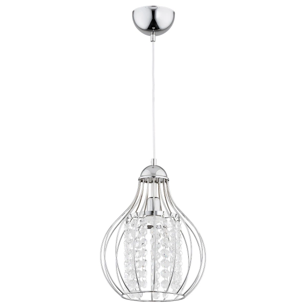 Lampa wisząca ALFA PIRO I CHROM 1xE14 24cm | 60619