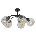 Nowoczesna lampa sufitowa SOFIA CLEAR 5xE27