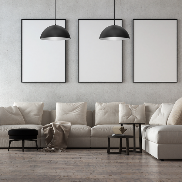 Lampa wisząca BETA, MLP8955, 45 cm, czarny/biały, 1x60W E27