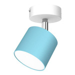 Lampa sufitowa reflektor DIXIE BLUE GX53 szer. 8cm | niebieski