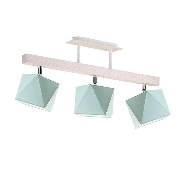 Lampa sufitowa dla dziewczynki i chłopca żółte abażury Zaczarowany Diamencik