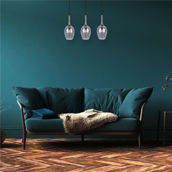 Stylowa lampa wisząca TANGO SMOKED  ML6166