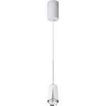 FLOWER WHITE CHROME LAMPA WISZĄCA 1xGU10